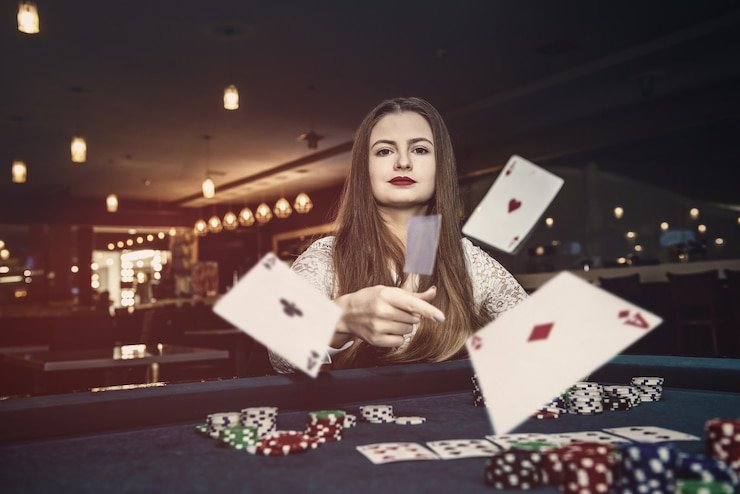 Live dealer Three Card Poker table on gpxslot